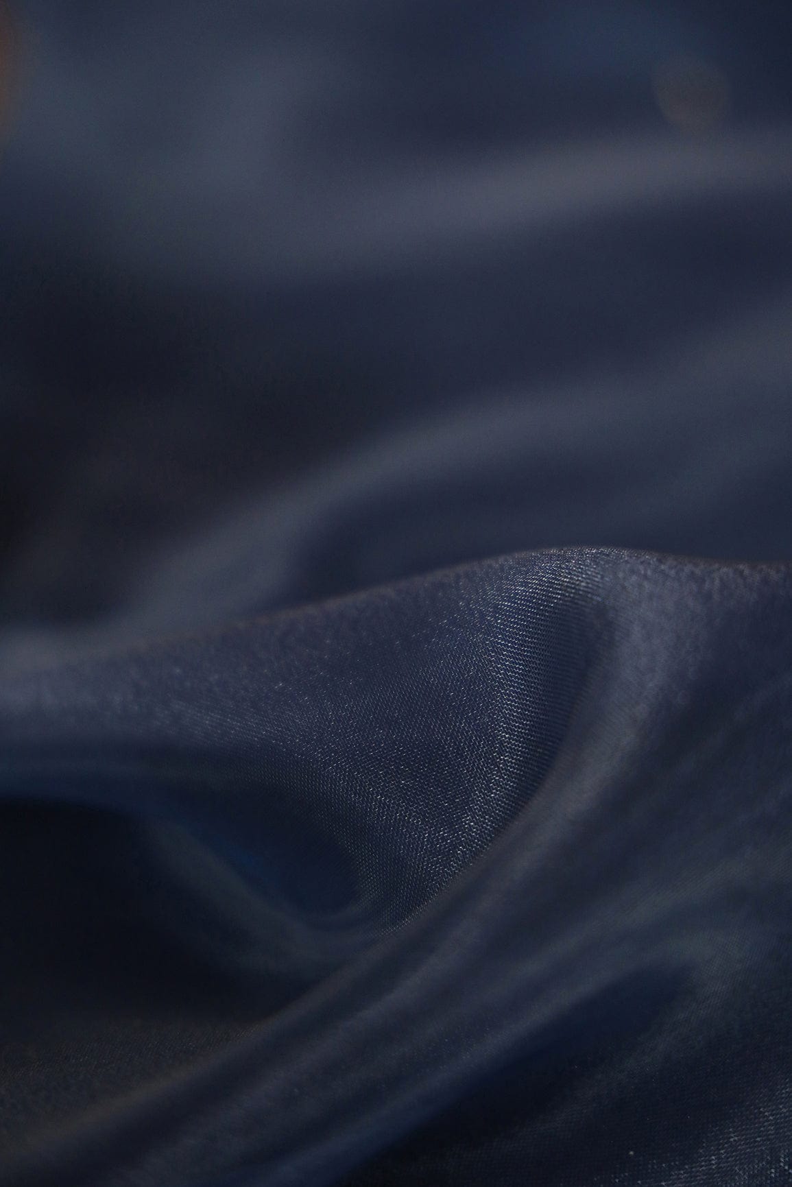 doeraa Plain Dyed Fabrics Navy Blue Dyed Tissue Fabric