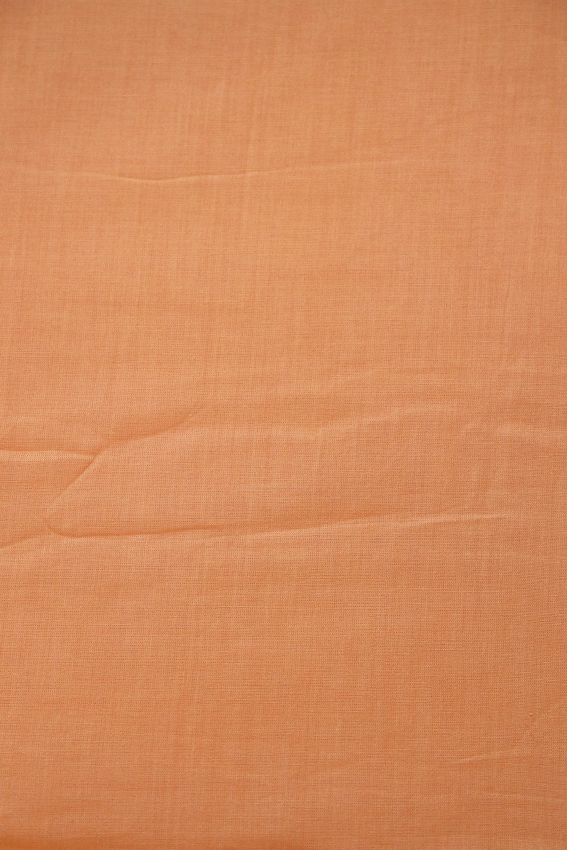 doeraa Plain Dyed Fabrics Peach Lawn Cotton Fabric