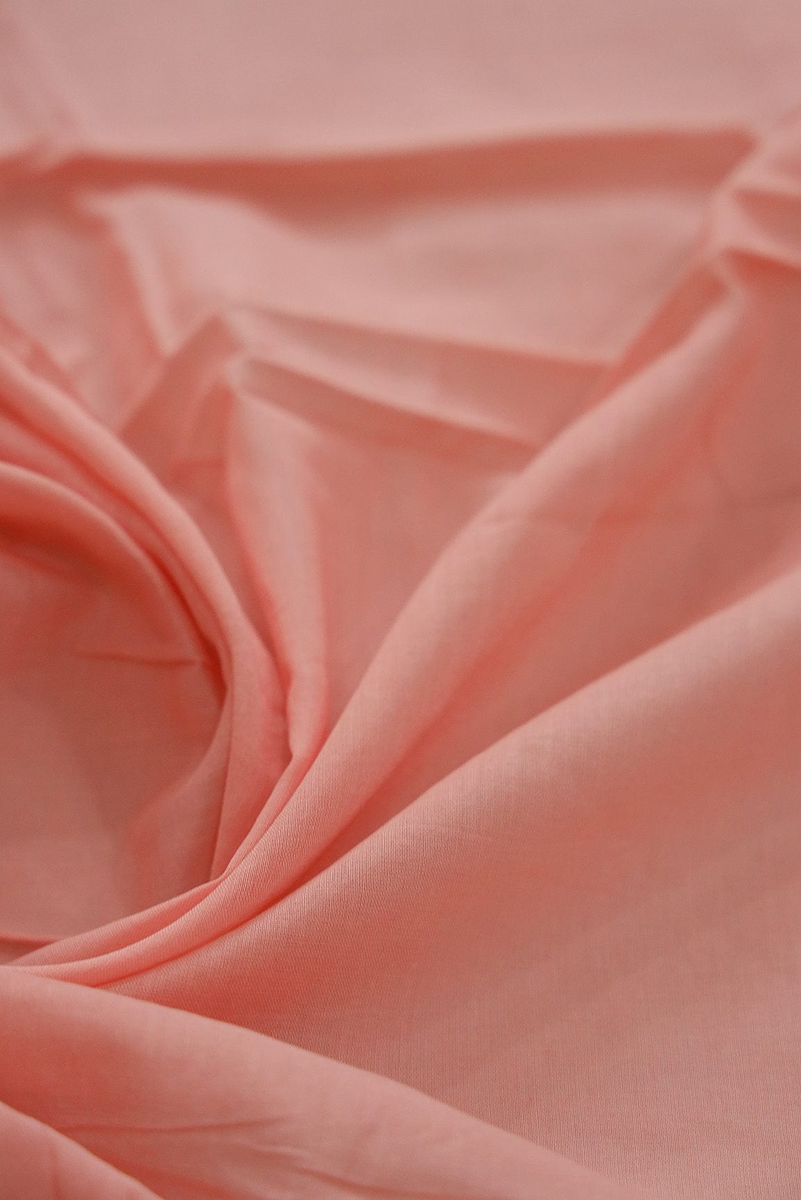 doeraa Plain Dyed Fabrics Pink Lawn Cotton Fabric