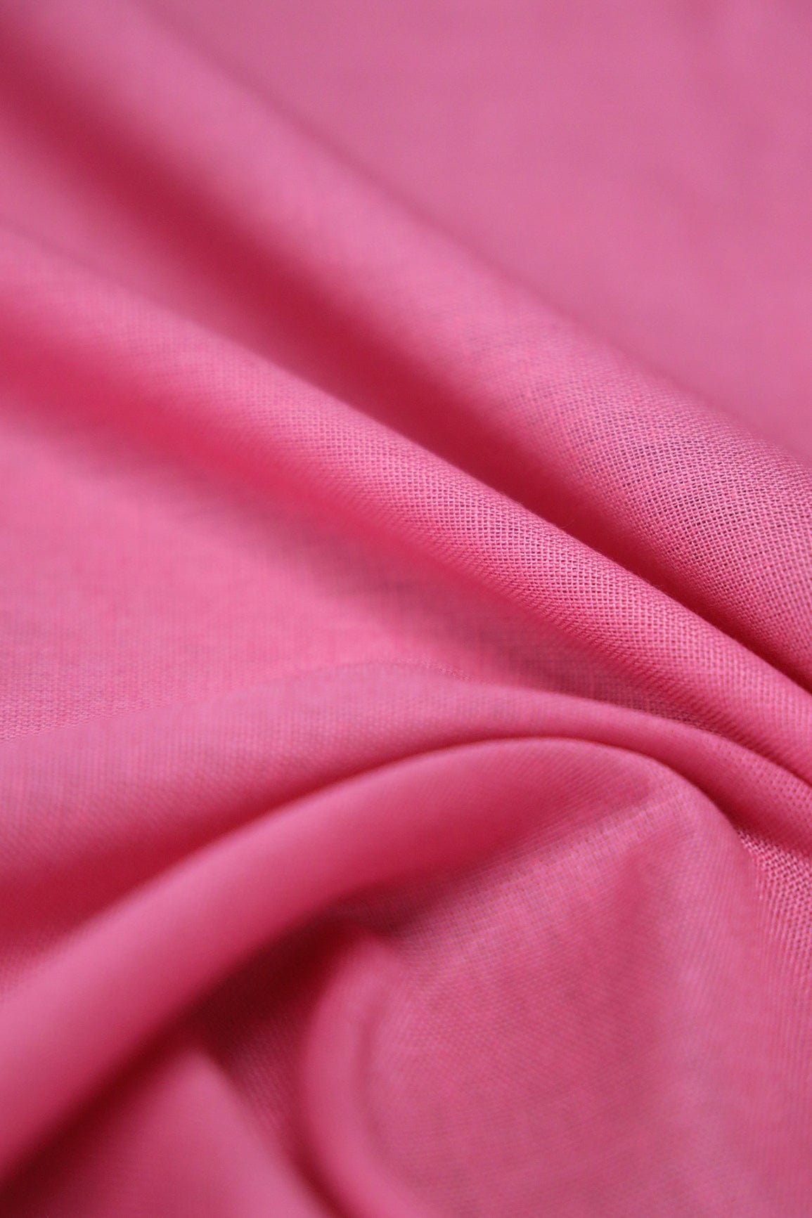 doeraa Plain Fabrics Baby Pink Dyed Flex Cotton Fabric