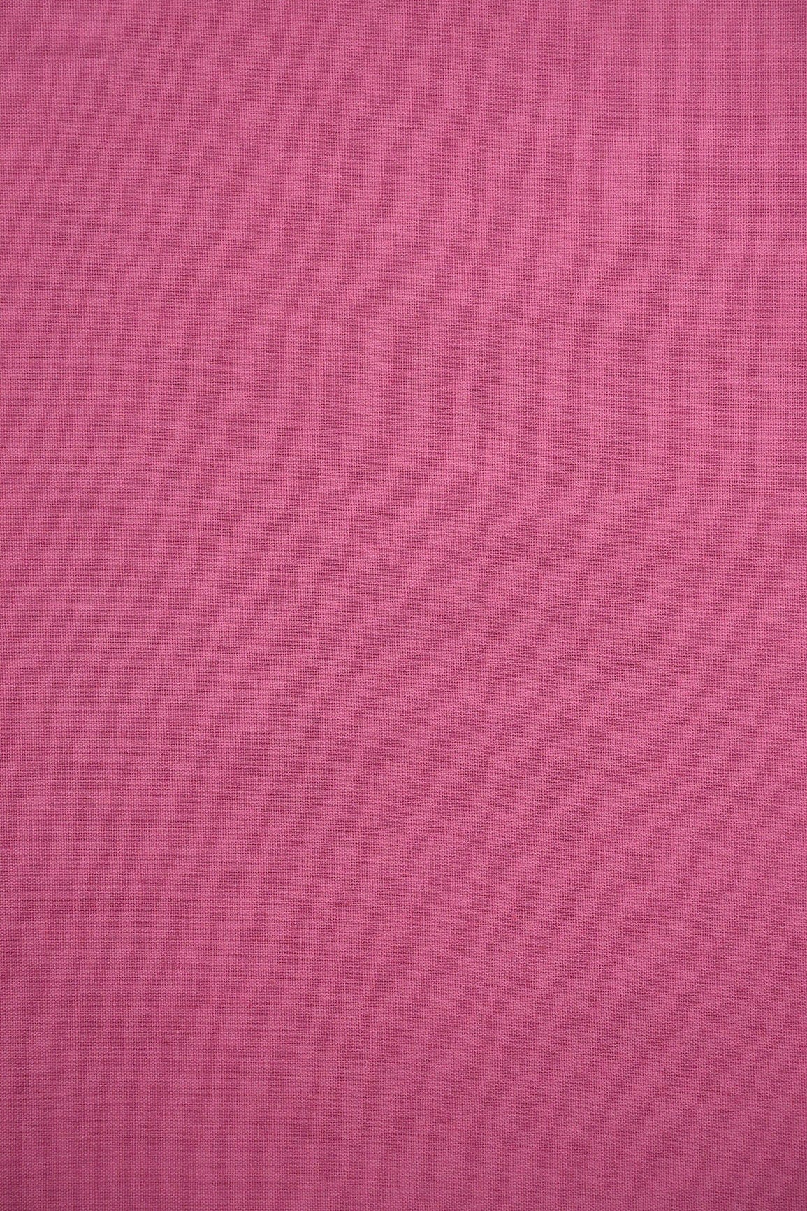 doeraa Plain Fabrics Baby Pink Dyed Flex Cotton Fabric