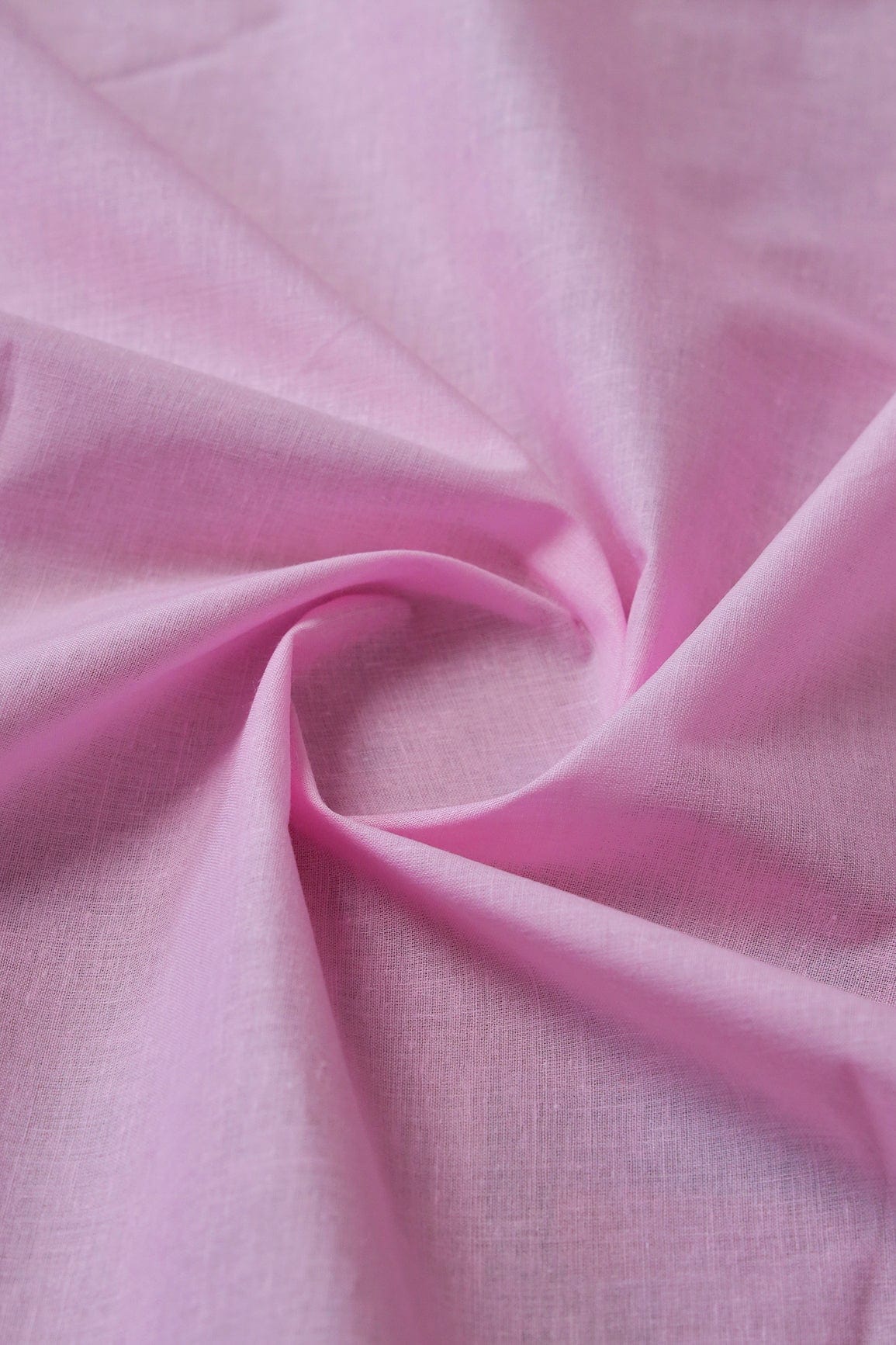 doeraa Plain Fabrics Baby Pink Dyed Pure Cotton Fabric