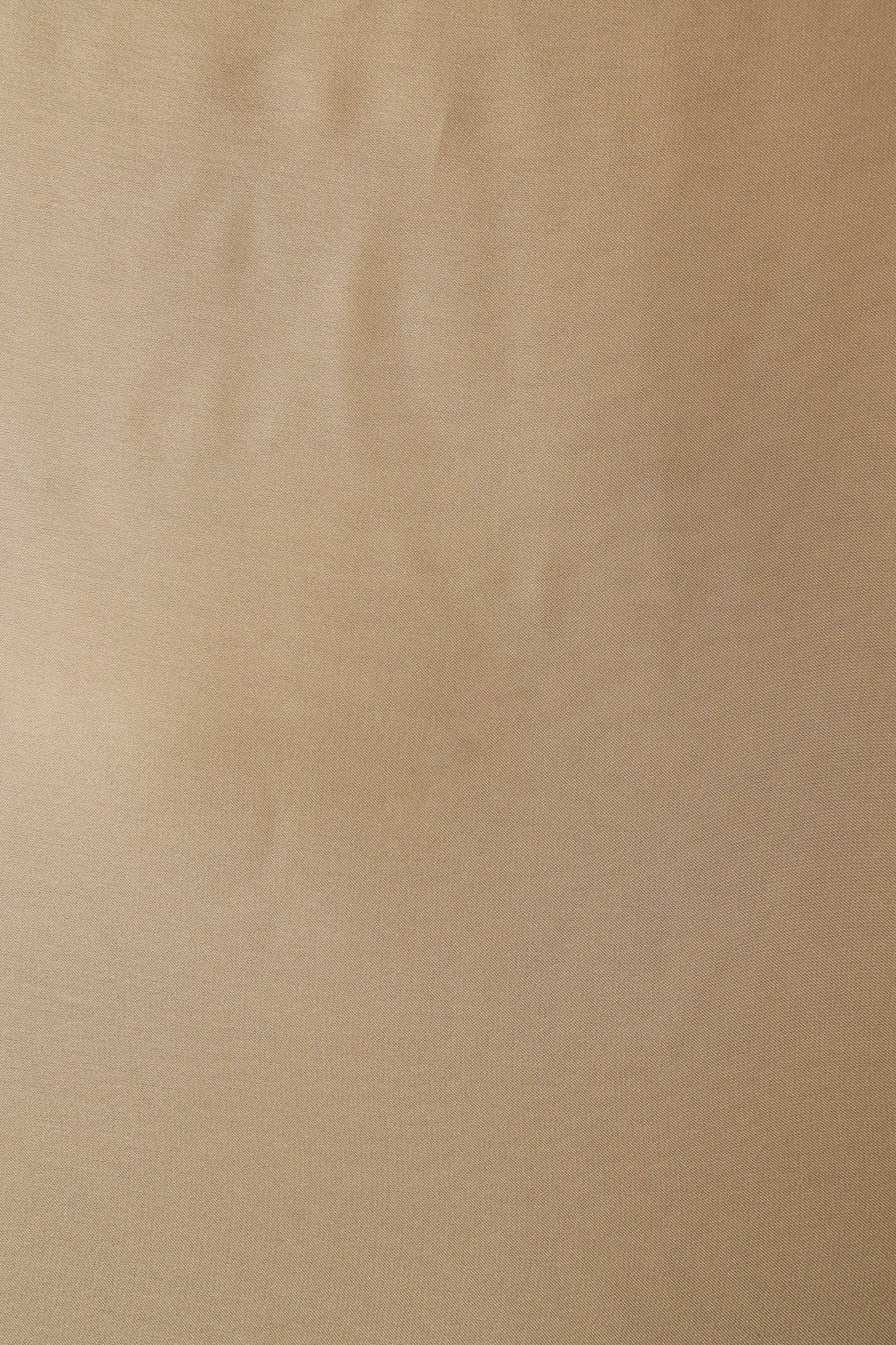 doeraa Plain Fabrics Beige Dyed Georgette Satin Fabric