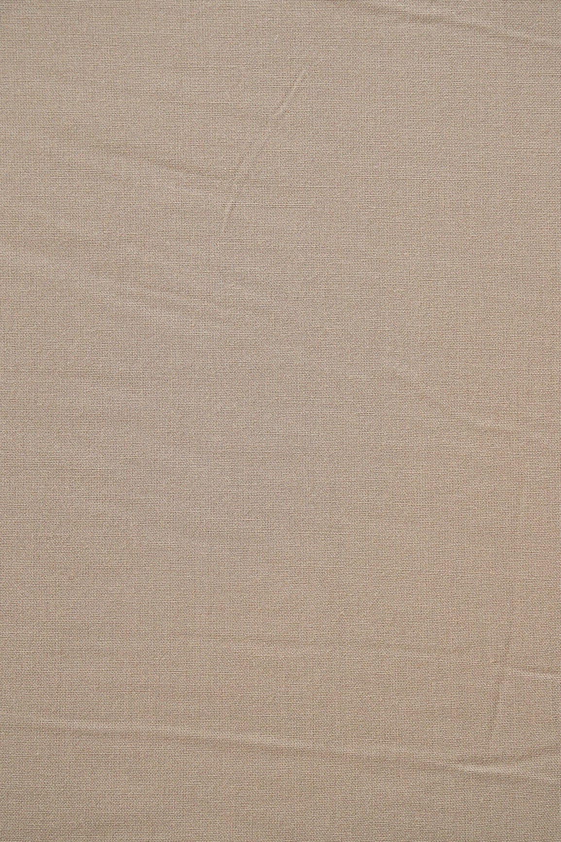 doeraa Plain Fabrics Beige Dyed Rayon Fabric