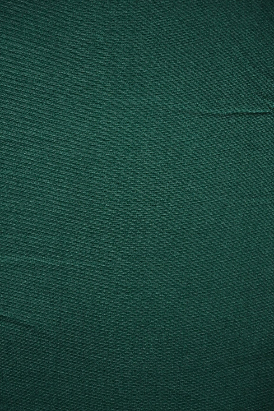 doeraa Plain Fabrics Bottle Green Dyed Rayon Fabric
