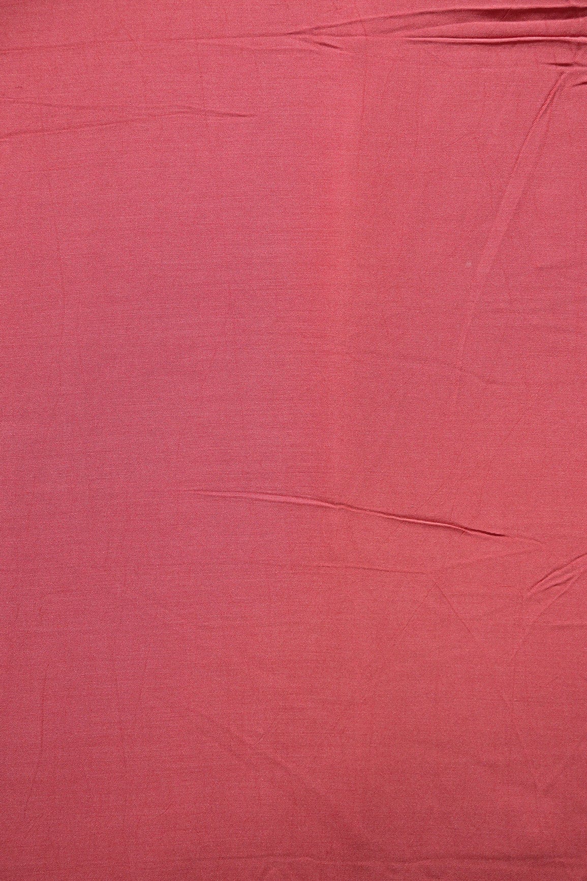 doeraa Plain Fabrics Brick Red Dyed Muslin Fabric