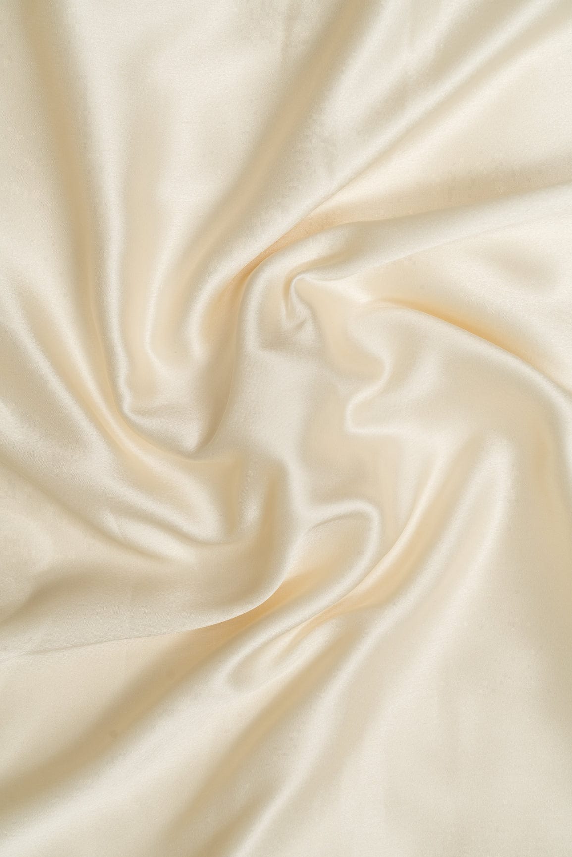 doeraa Plain Fabrics Cream Dyed Satin