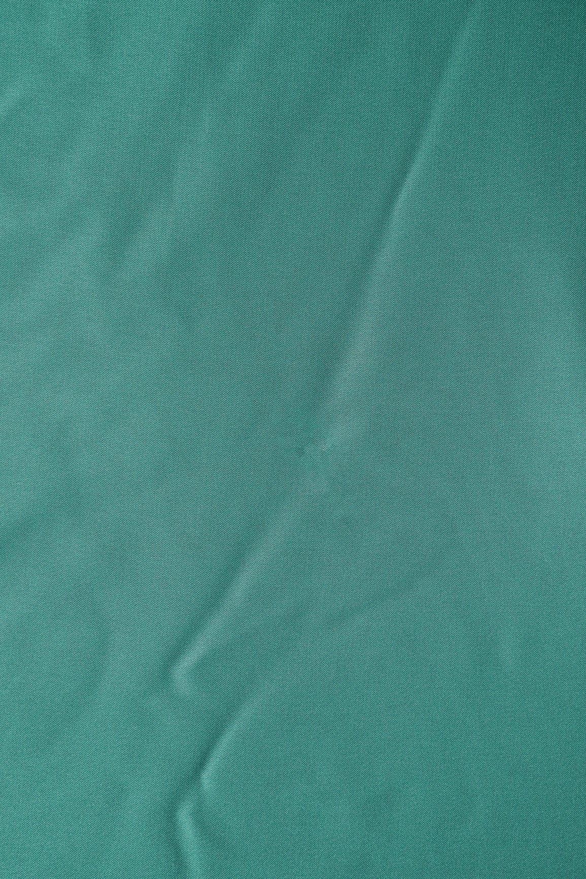 doeraa Plain Fabrics Dark Olive Dyed Georgette Satin Fabric