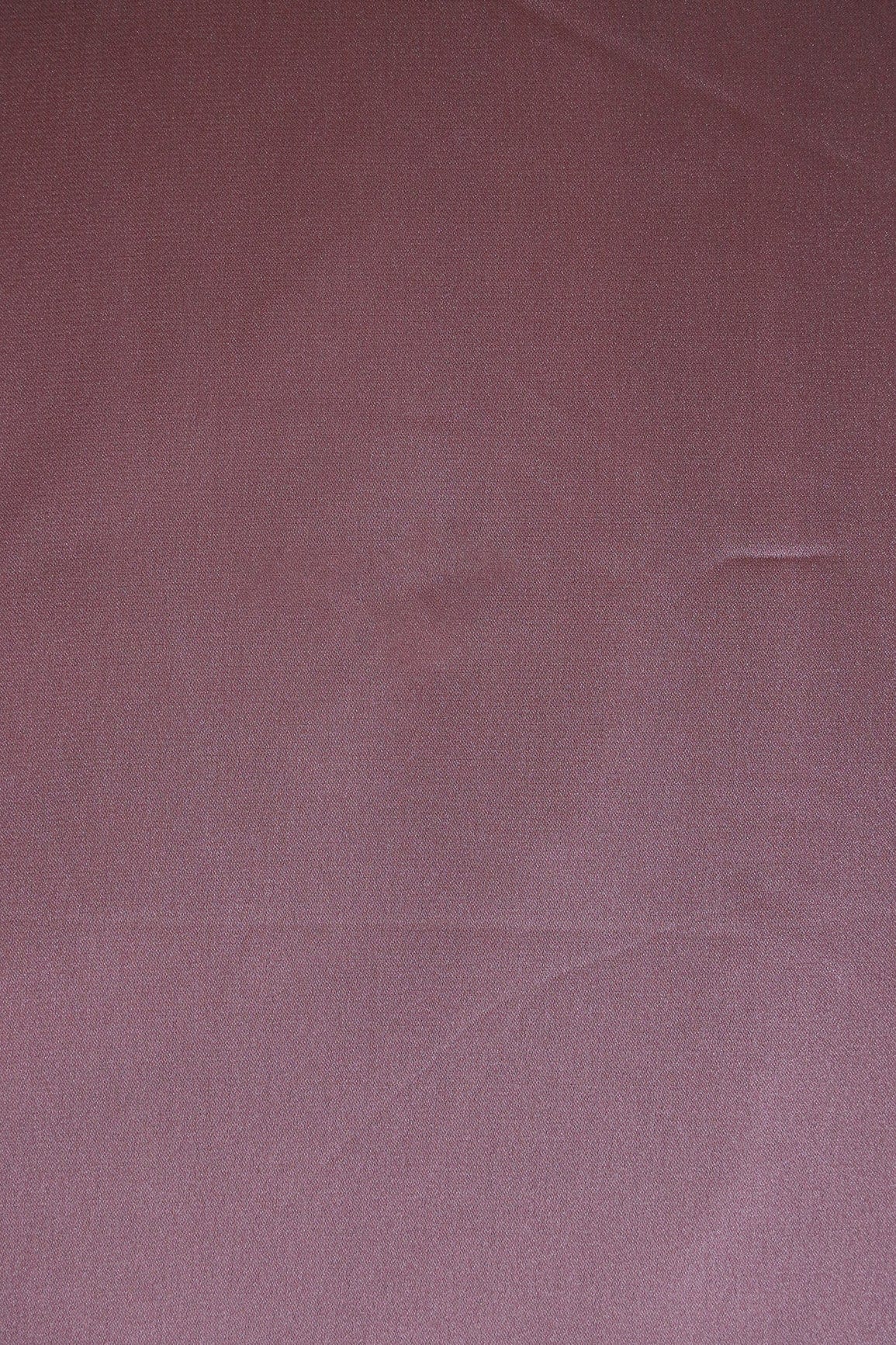 doeraa Plain Fabrics Mauve Dyed Georgette Satin Fabric