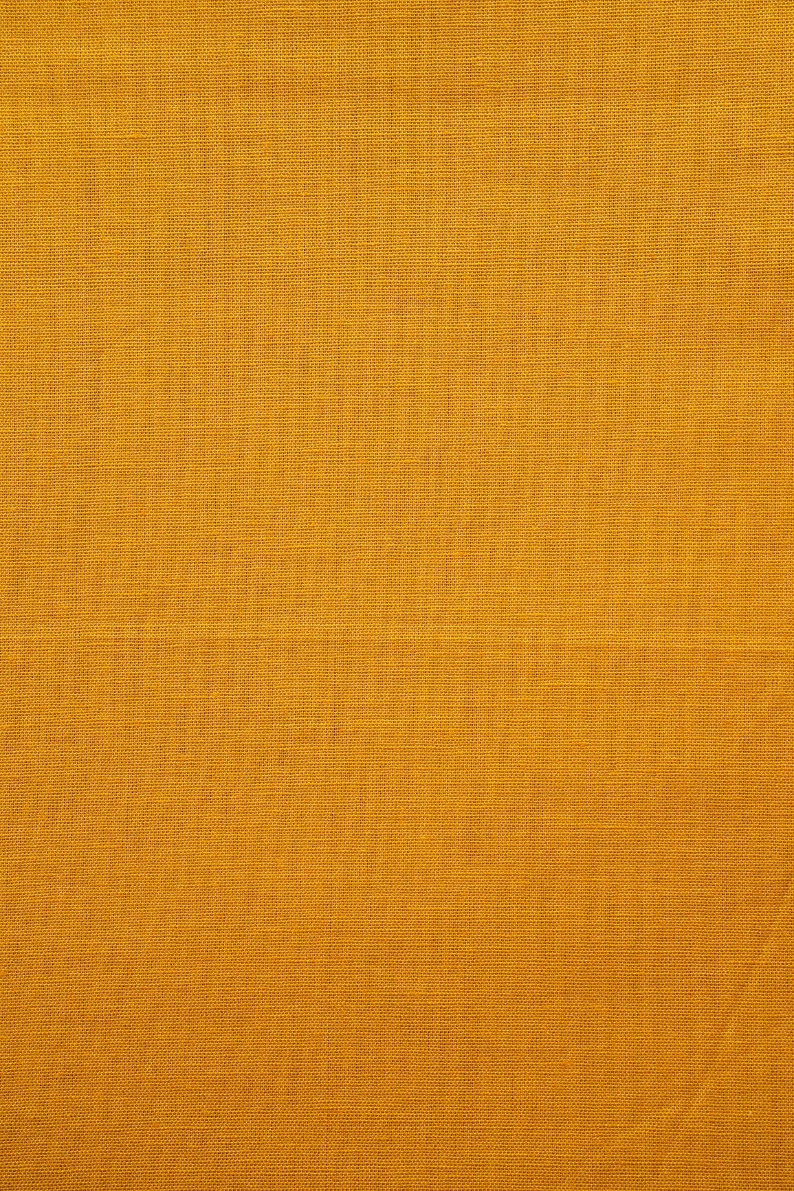 doeraa Plain Fabrics Mustard Dyed Flex Cotton Fabric