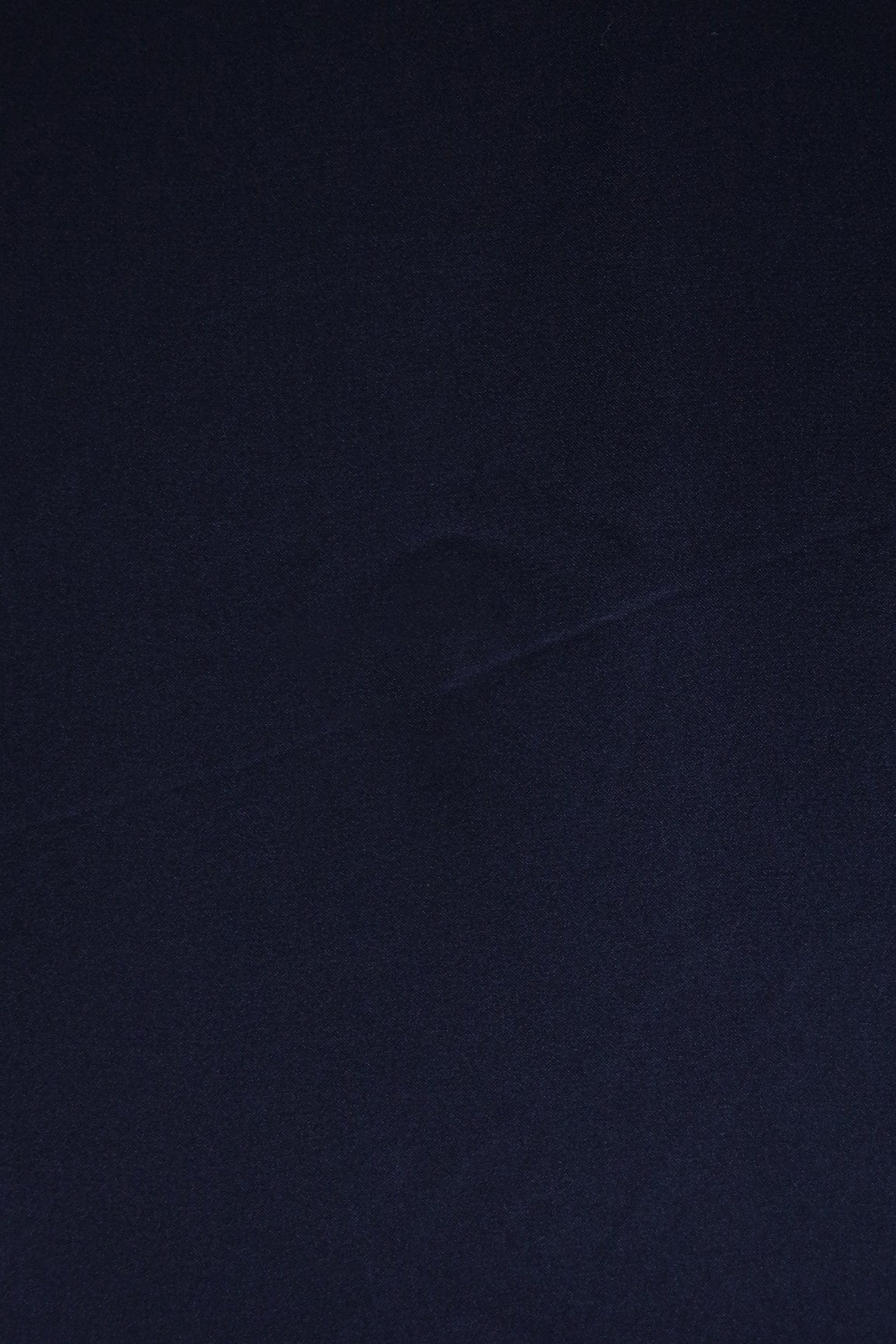 doeraa Plain Fabrics Navy Blue Dyed Georgette Satin Fabric