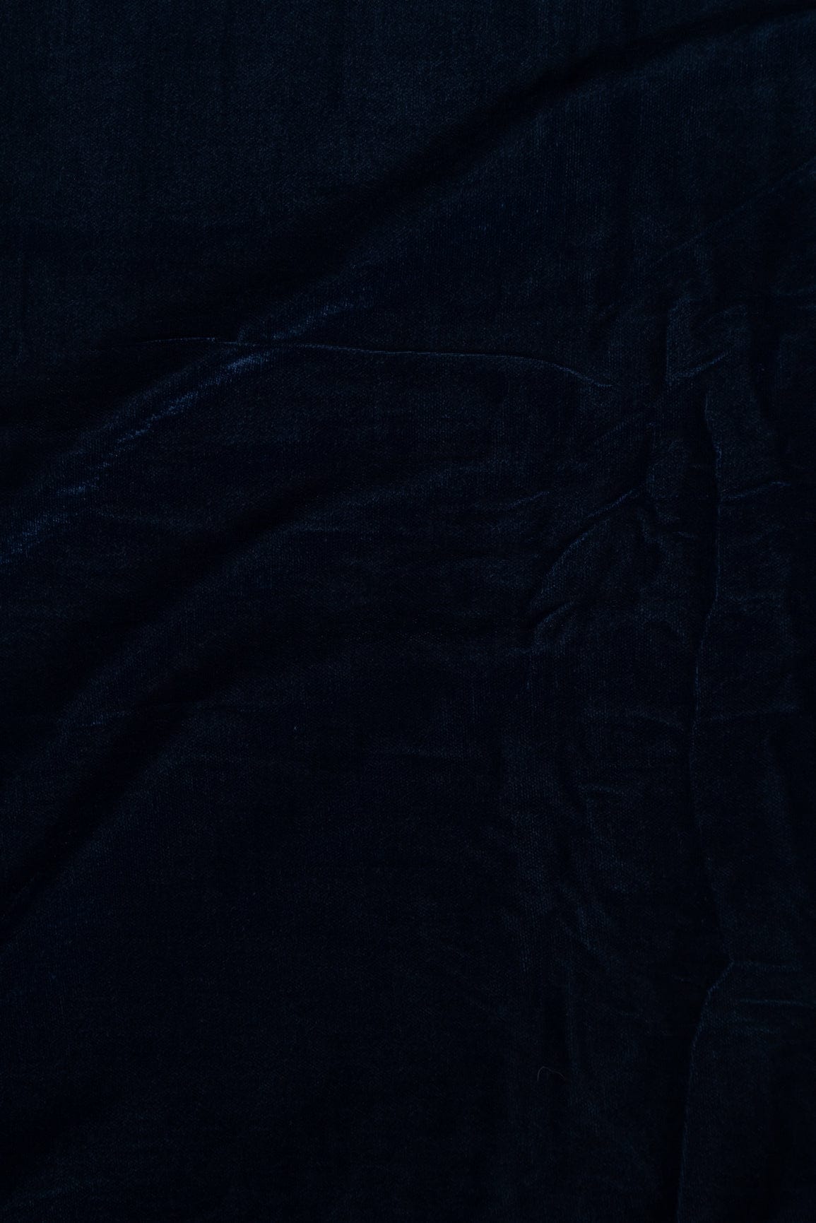 doeraa Plain Fabrics Navy Blue Micro Velvet 9000