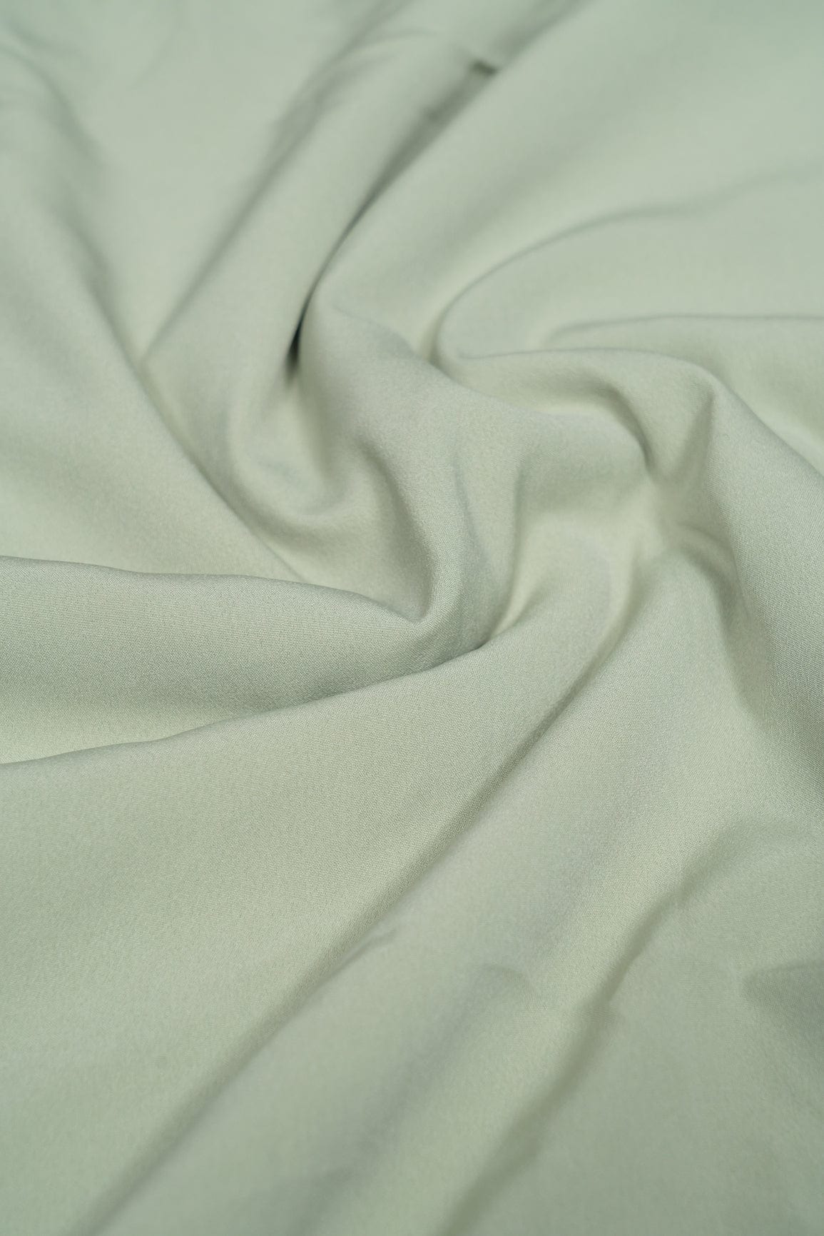 doeraa Plain Fabrics Olive  Dyed Crepe Fabric