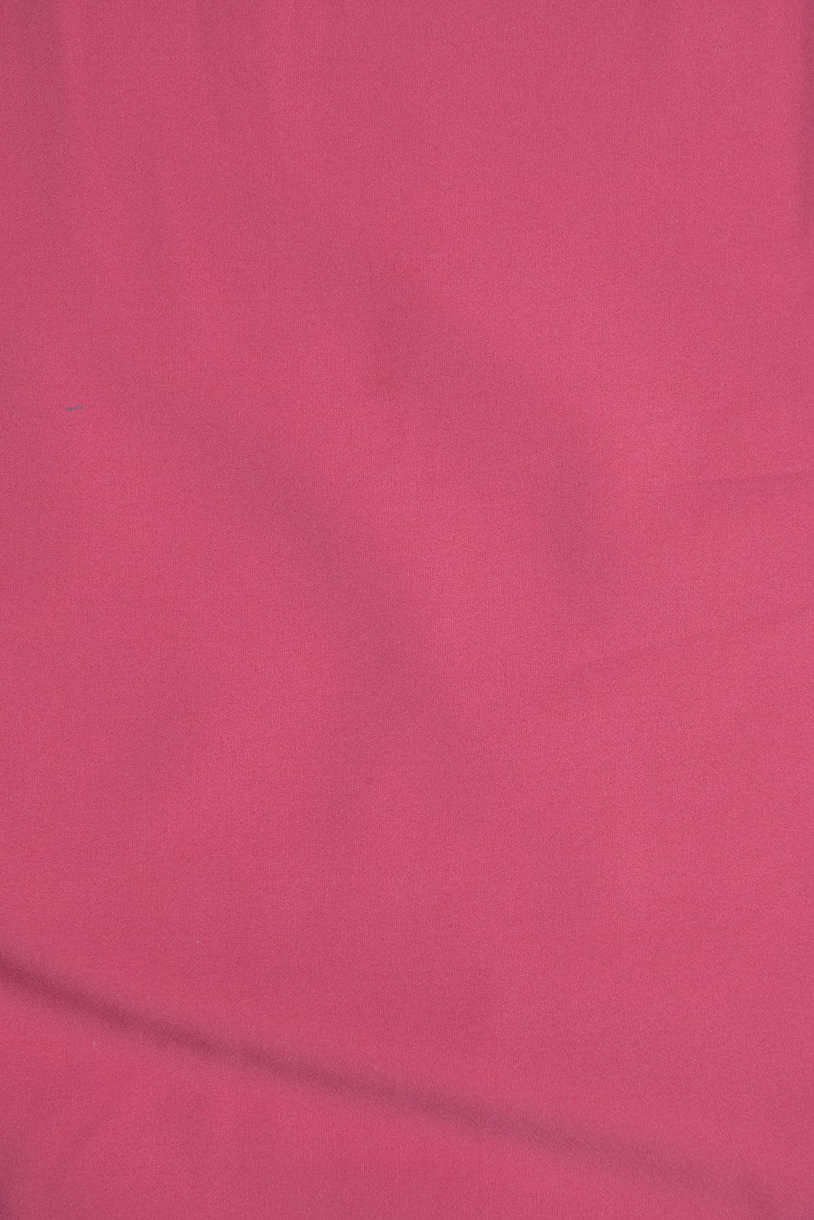 doeraa Plain Fabrics Pink Dyed Crepe Fabric
