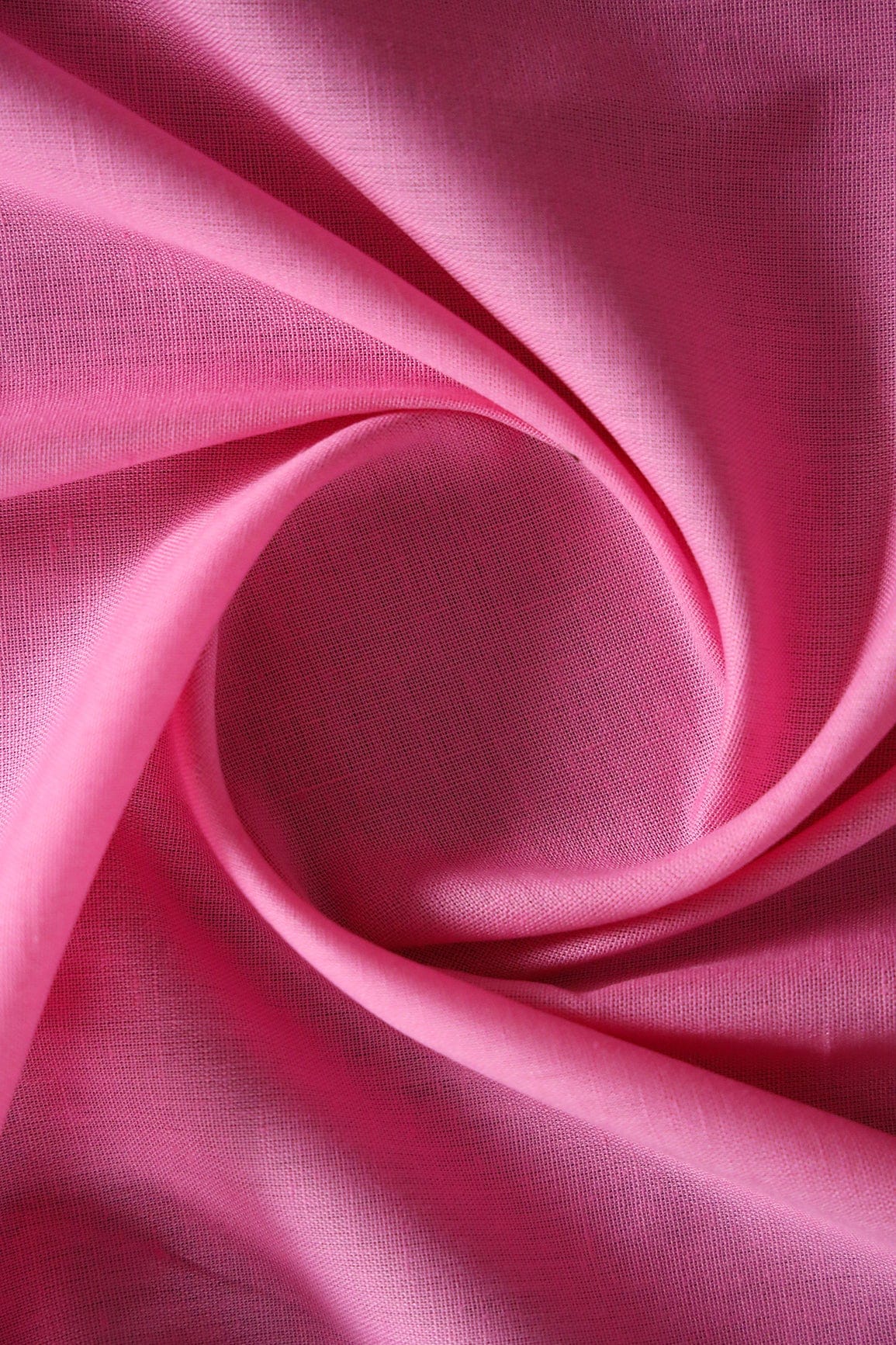 doeraa Plain Fabrics Pink Dyed Flex Cotton Fabric