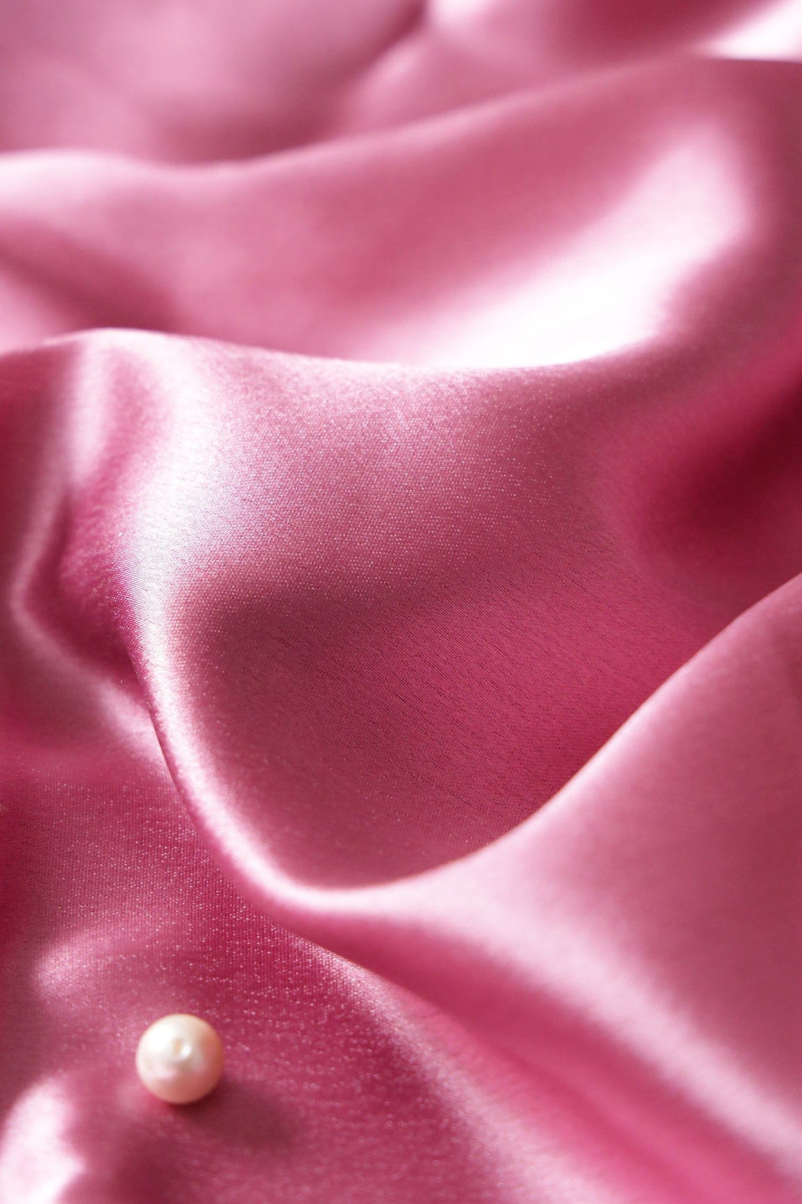doeraa Plain Fabrics Pink Dyed Satin