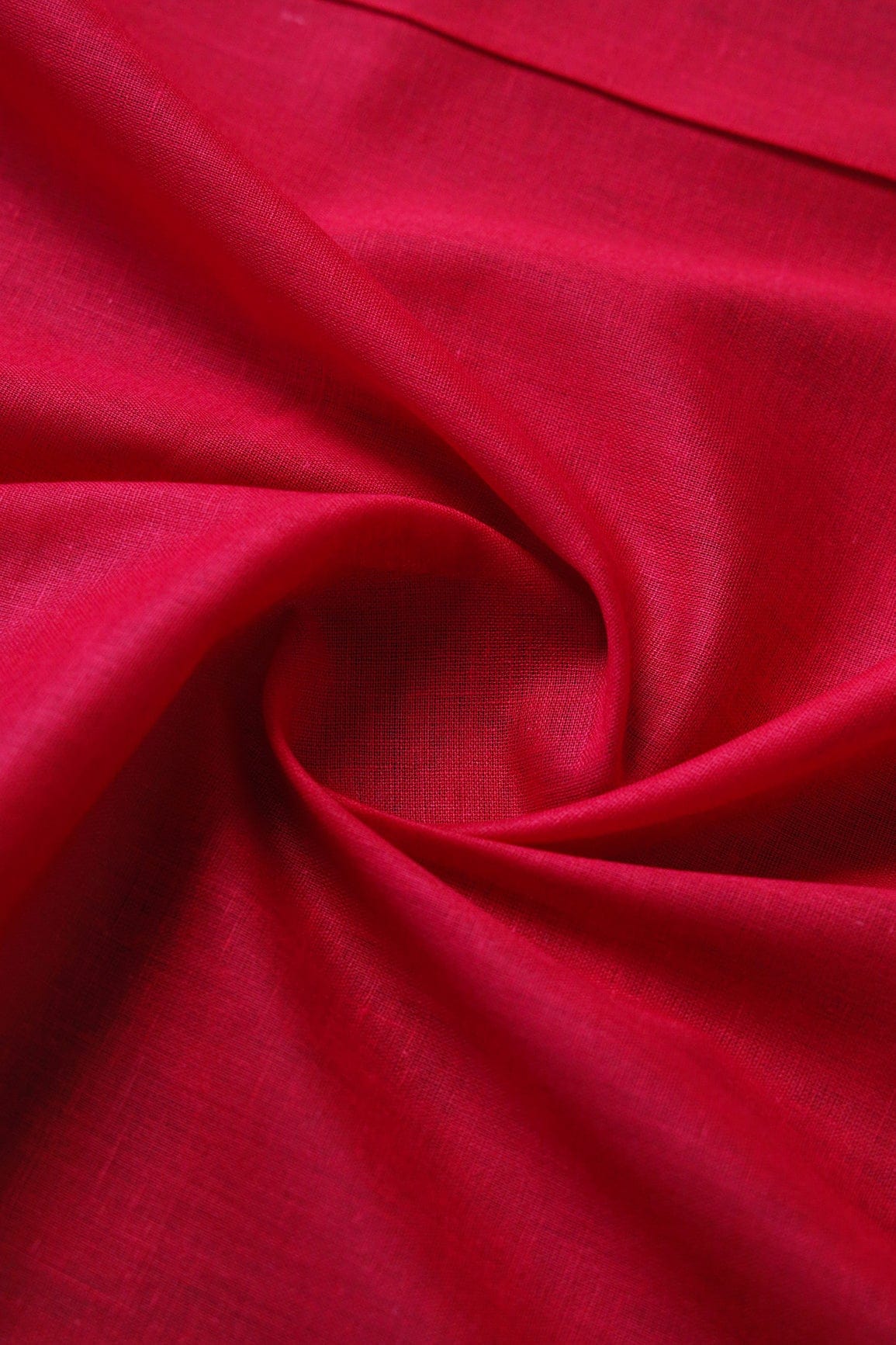 doeraa Plain Fabrics Red Dyed Pure Cotton Fabric