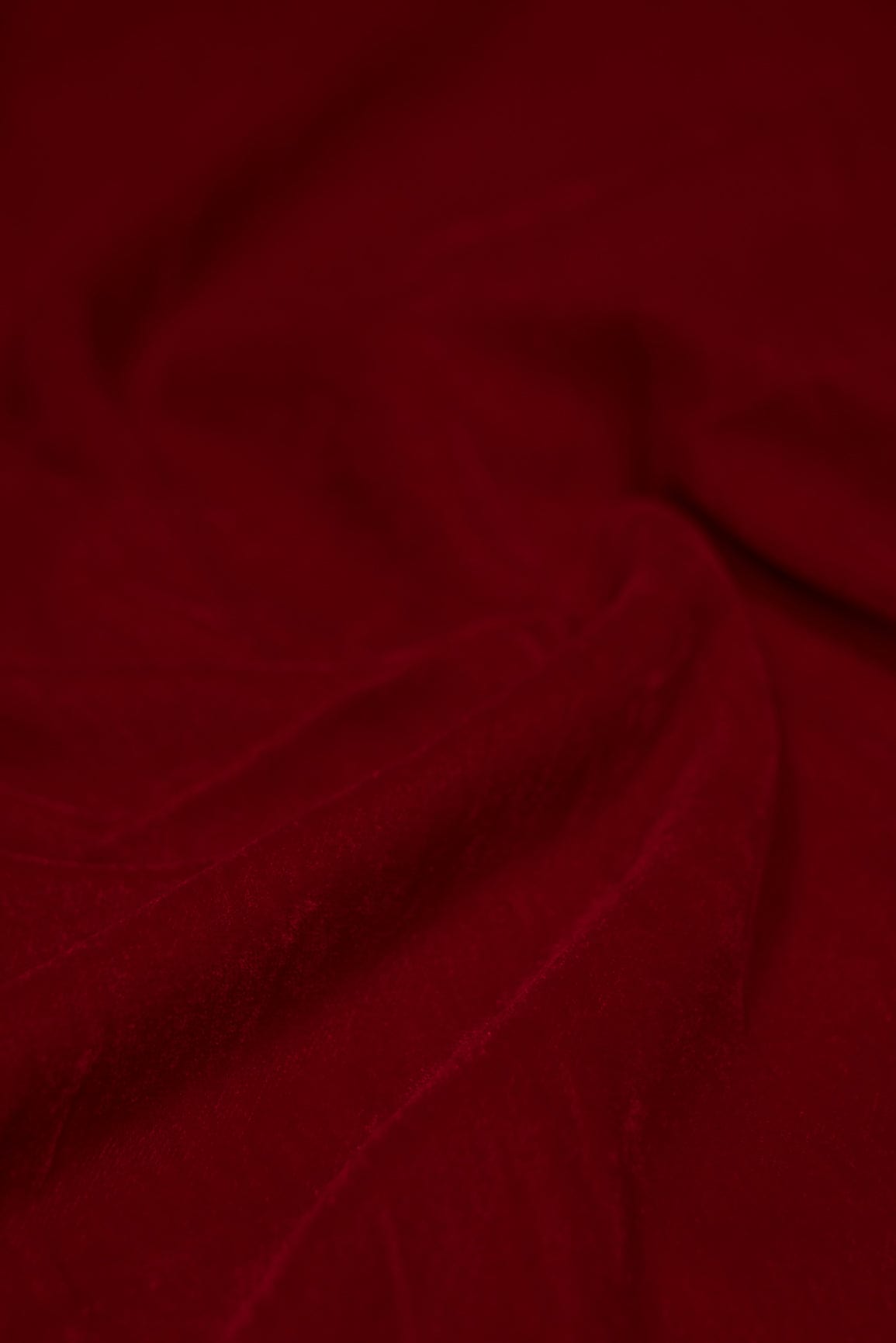 doeraa Plain Fabrics Red Micro Velvet 9000