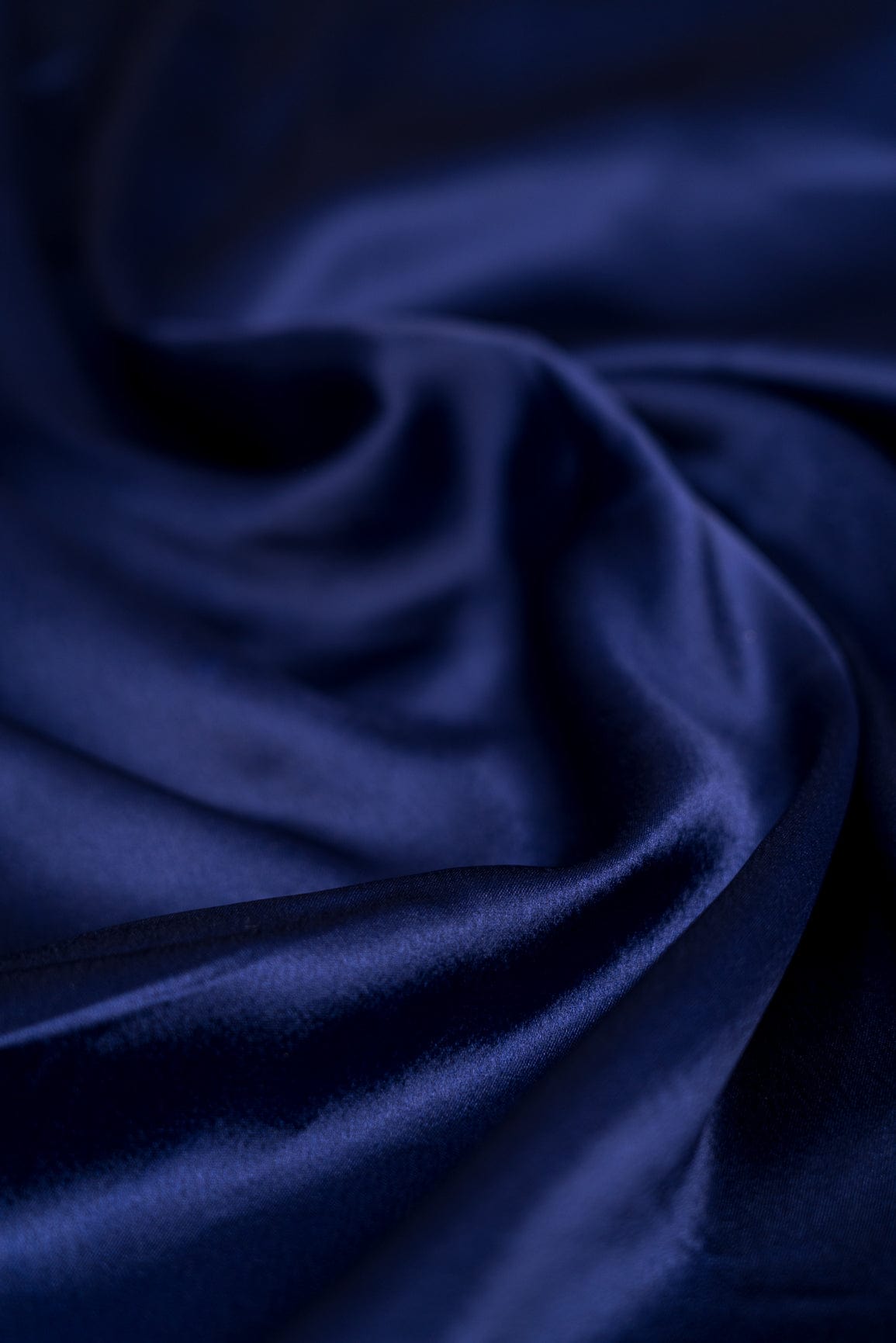 doeraa Plain Fabrics Royal Blue Dyed Satin
