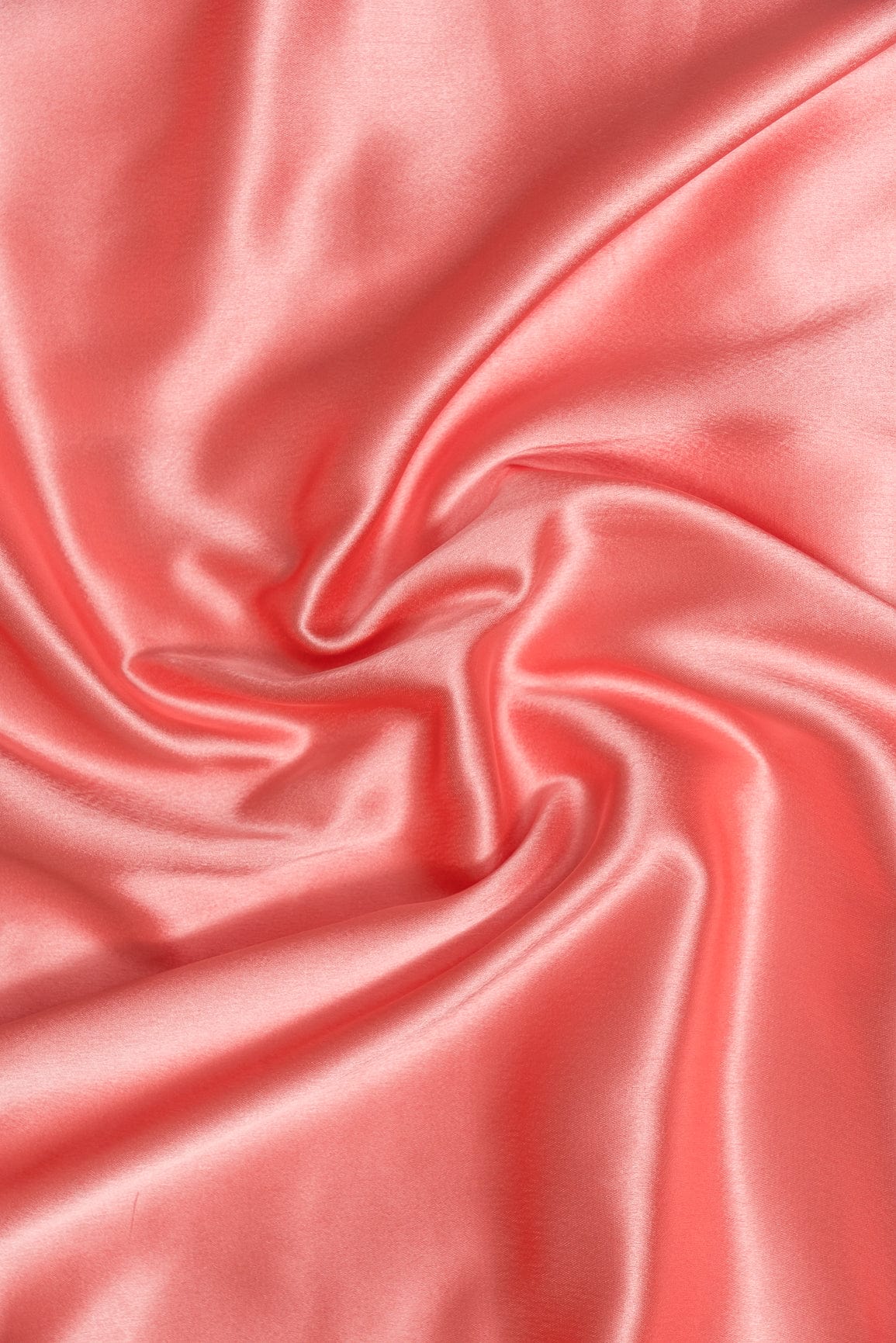 doeraa Plain Fabrics Salmon Pink Dyed Satin