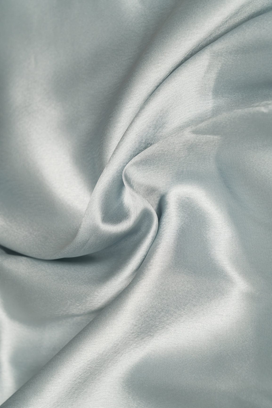 doeraa Plain Fabrics Steel Grey Dyed Satin