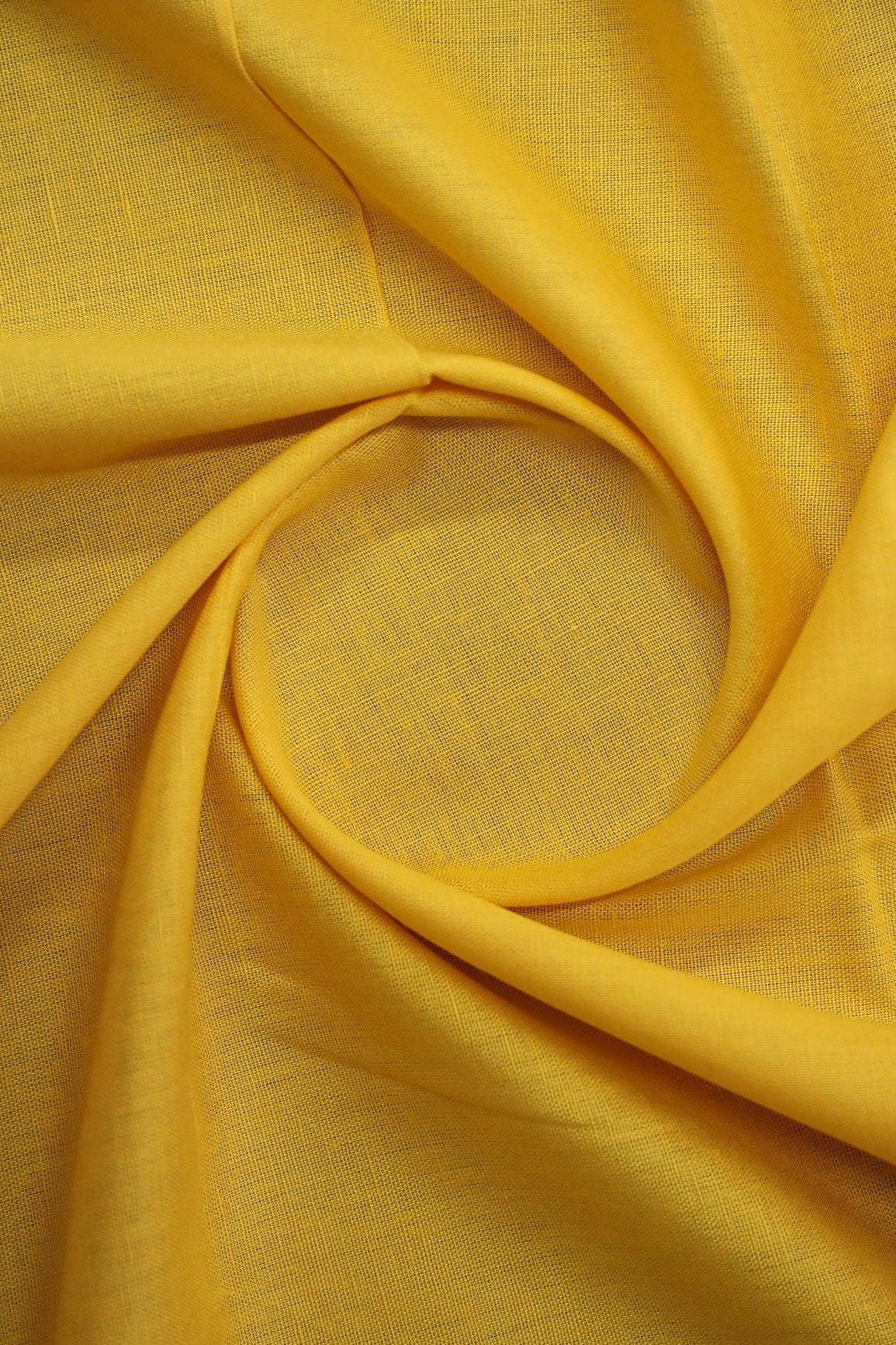 doeraa Plain Fabrics Yellow Dyed Flex Cotton Fabric