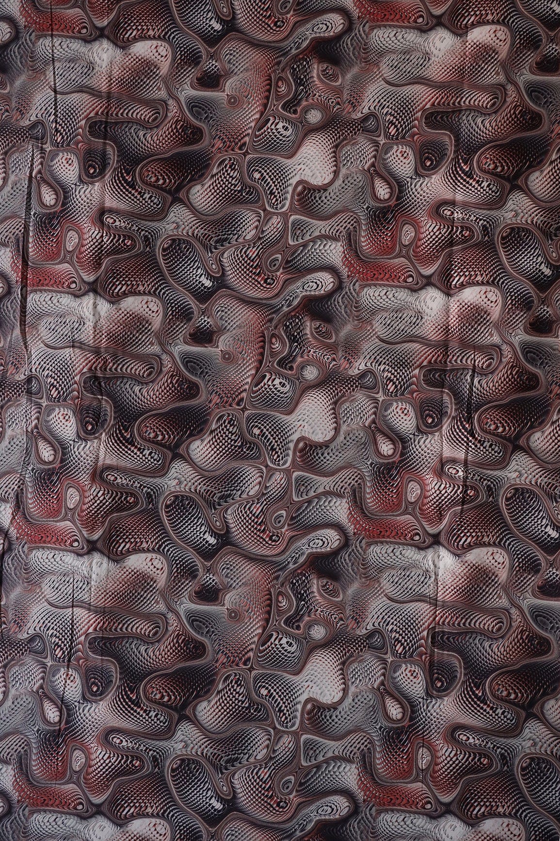 doeraa Prints Multi Color Abstract Pattern Digital Print On Cotton Muslin Fabric